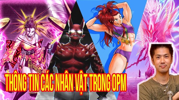 Thông Tin Thú Vị Về Các Nhân Vật Trong ONE PUNCH MAN