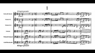 Ralph Vaughan Williams - Concerto for violin and string orchestra (audio + sheet music)