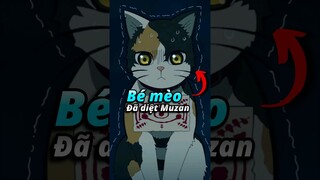 Mèo của Tamayo khiến Muzan phải khiếp sợ! #shorts #demonslayer #anime