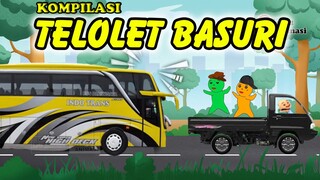 Kartun Kompilasi Telolet Basuri Unik Bus Indonesia #animation #lucu #zidtu