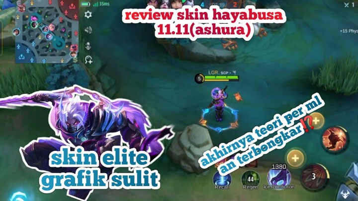 review skin 11.11 ashura(limited) auto mode:on😱