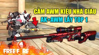 [Garena Free Fire] AWM sửa lại cách cầm ? , AK+AWM lấy Top 1 Rank | TTD