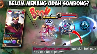 Kalah Laning Phase Kok Ngamok? Cara Bungkam Publik "Jual Skin Beli Otak" 😂 Mobile Legends