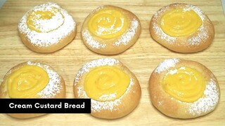 ขนมปังครีมคัสตาร์ด  Cream Custard Bread  | AnnMade