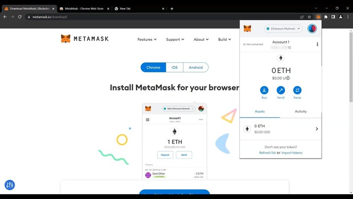 how to create a MetaMask wallet?