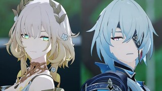 【星穹铁道MMD】浴槽とネオンテトラ - 阿格莱雅&那刻夏