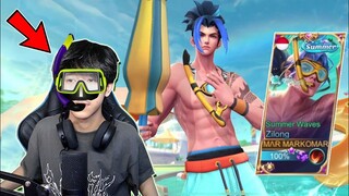 REVIEW SKIN ZILONG SUMMER HAMPIR MANIAC MALAH MUSUH YANG MANIAC - Mobile legends