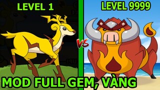 Tiến Hóa 2 Pokemon Hưu Pikachu Và Lợn Lòi Đại Vương - Dynamon World Mod Full - Top Game - Thành EJ