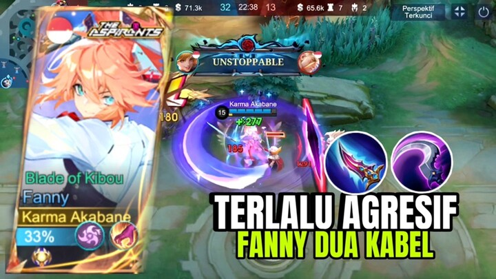 TERLALU AGRESIF FANNY DUA KABEL