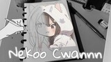 DRAWING NEKO CWANNNN 🐤🐤 PART 1 | Drawing Anime