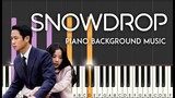 Snowdrop (설강화) KDrama OST piano background music (BGM) cover synthesia tutorial | free sheet music