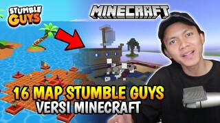 16 TEMPAT STUMBLE GUYS ADA DI MAP MINECRAFT INI !!! Update 3 MAP Terbaru...