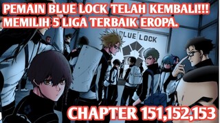 Alur Cerita BLUE LOCK Chapter 151,152,153 - LIBURAN TELAH USAI, FASE KEDUA AKAN SEGERA DIMULAI