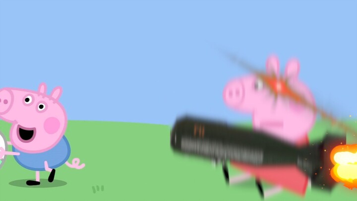 Peppa Pig: George, you will explode if you look back!