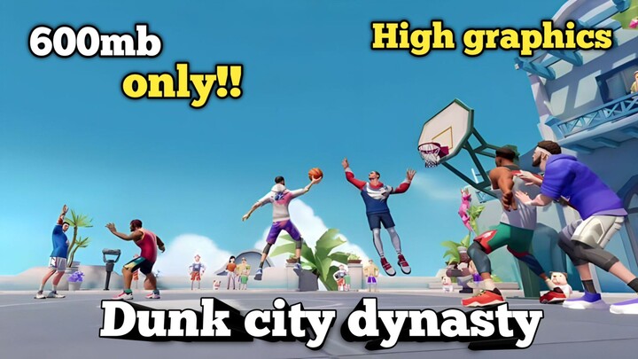 DUNK CITY DYNASTY NEW 2023 BASKETBALL GAME ON ANDROID | ONLINE GAME | ALL START BASKETBALL | TAGALOG