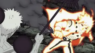 Obito repels Minato's fastest jutsu, Obito becomes the Ten Tails' jinchūriki, English Dubbed [1080p]