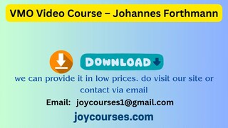 VMO Video Course – Johannes Forthmann