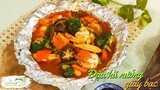 Cách nấu Đậu Hũ Nướng Giấy Bạc đơn giản tại nhà - Tofu and veggies in foil | Bếp Cô Minh Tập 251