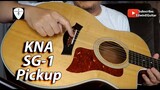 KNA SG-1 Acoustic Guitar Pickup Demo Review by Edwin-E