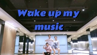 当中国舞选手跳偶活时丨Wake up my music（改编三人版）丨假面舞会