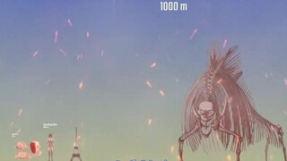 [Anime]The heights of different Titans|<Attack on Titan>