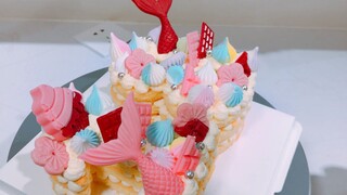 [Kuliner] [Masak] Koki di kantin kantor membuatkan kue ulang tahun, cantik