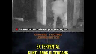 2X TERPENTAL KUNTILANAK DI TENDANG PRIA INI #shorts