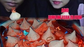 ASMR DUMPLING KUAH PEDAS ISI AYAM 🥵🔥