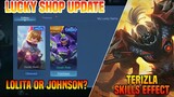 Lucky Shop Update December 8, 2021 | Lolita or Johnson? | Season 22 Skin Terizla Update | MLBB