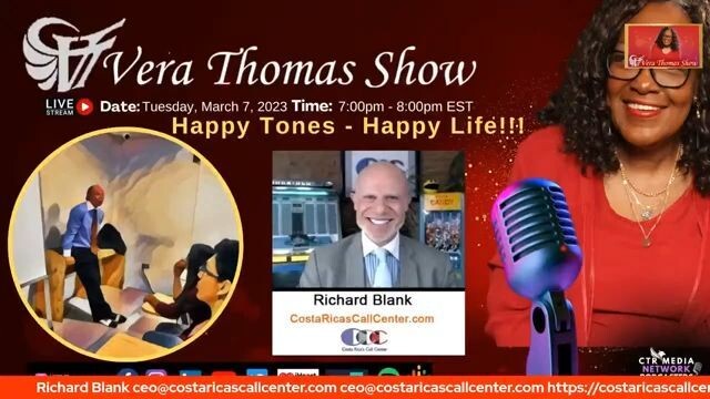 Vera Thomas Show telemarketing guest Richard Blank Costa Ricas Call Center