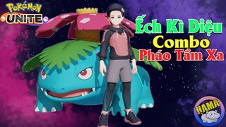 Pokemon UNITE - Thử Thách Ếch Kì Diệu Combo Khác Biệt Posion Và Solar Beam