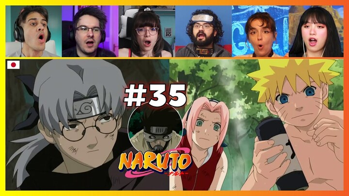 Naruto Episode 35 | Scroll's Secret | Reaction Mashup ナルト