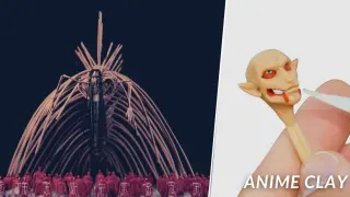 [ Attack on Titan ] The ultra-clear scene of the self-made clay ancestor giant Allen's chirping