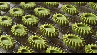 คุกกี้ชาเขียว condensed milk matcha cookies l ครัวป้ามารายห์