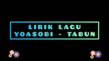 YOASOBI - 'TABUN' (Lyrics)