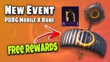 NEW EVENT! Get Free Dune Parachute & Pan Skin | PUBG MOBILE | Official Collaboration With Dune
