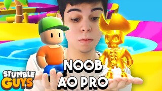 MINHA EVOLUÇÃO DE NOOB AO PRO NO STUMBLE GUYS