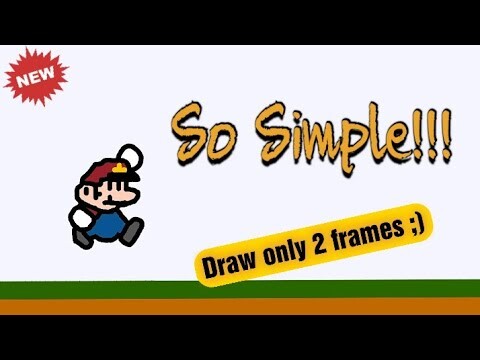 How to animate a Mario Jump! (Flipaclip 2021)