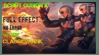 NEW!! SCRIPT SKIN GUSION KOF | FULL EFFECT | (MOBILE LEGEND BANG BANG)