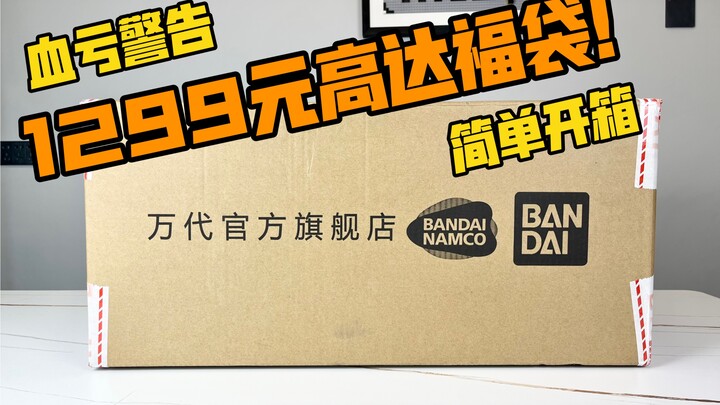 [醋溜玩具] 1299元高达模型福袋！21年双十一万代官方旗舰店预售10号福袋简单开箱分享！11月1日预售包