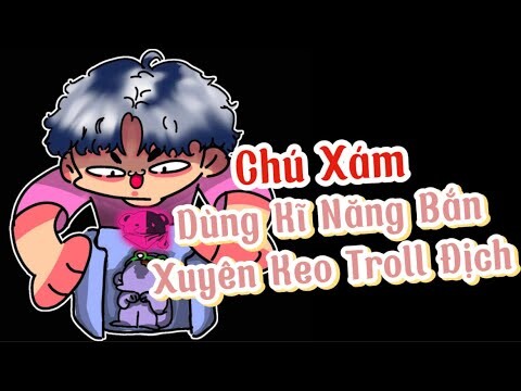 Bắn Xuyên Bom Keo Troll Địch Trong FreeFire | Chú Xám