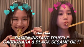 sg: ramen + chitchat