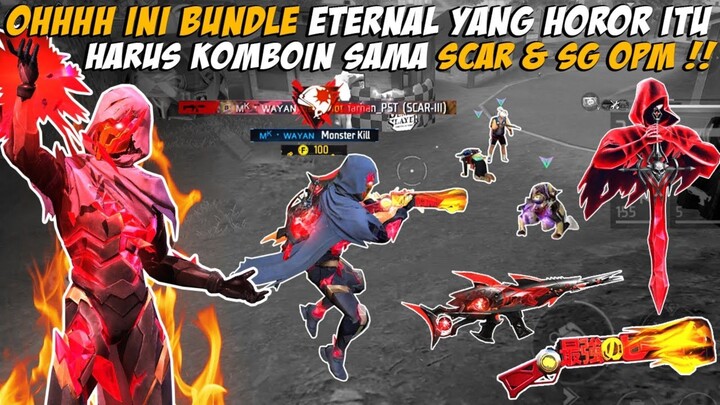 OH INI BUNDLE YANG HOROR ITU, DIKOMBOIN SCAR DAN SG 2 OPM - FREEFIRE