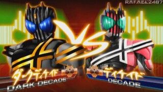 Kamen Rider Climax Heroes PS2 (Dark Decade) vs (Decade) HD