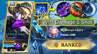 DYRROTH DIRE HIT + CRITICAL 1 SHOT BUILD NEW META 2023 BEST BUILD MLBB