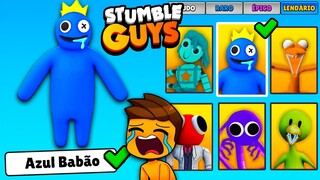 VIREI O AZUL BABÃO DE RAINBOW FRIENDS NO STUMBLE GUYS 🔵👑DESBLOQUIEI A SKIN DO BLUE | ANDSHOT