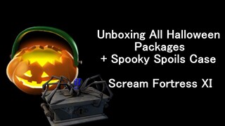 TF2 Scream Fortress 2019: Unboxing Halloween Packages (+Spooky Spoils Case)