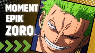 Momen Epik Pertarungan ZORO [one piece]