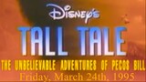 Tall Tale: The Unbelievable Adventures Of Pecos Bill (1995) Trailer And TV Spots