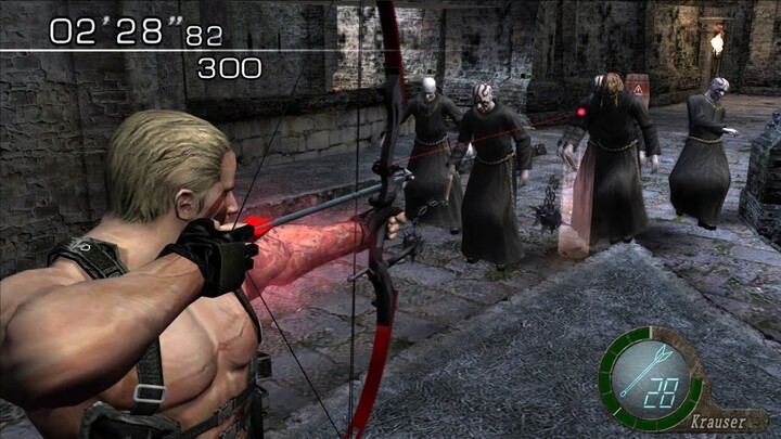 Resident Evil 4 - THE MERCENARIES Jack Krauser The Castle 5 Star High Score 107220